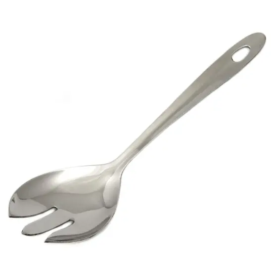 Chef Craft 9.5" Stainless Steel Salad Server Spoon with Sleek Mirror Finish {1}