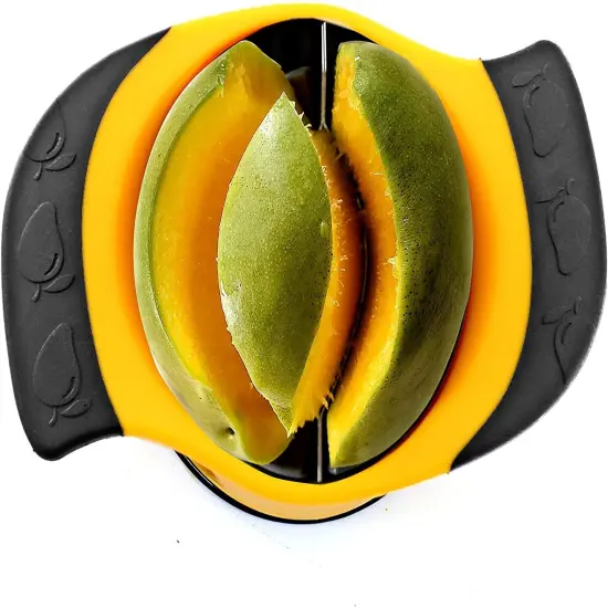 Norpro Grip-EZ 2-Section Stainless Steel Mango Slicer {2}