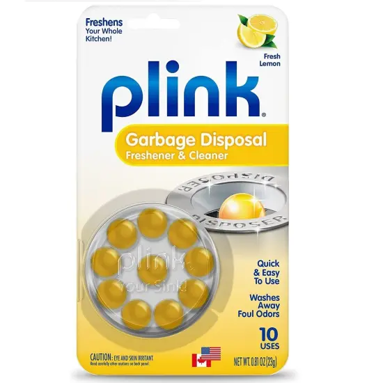 Plink Garbage Disposal Cleaner & Disposer Deodorizer 20 Treatment Pack - Orange and Lemon Scent Combo Assorted {4}
