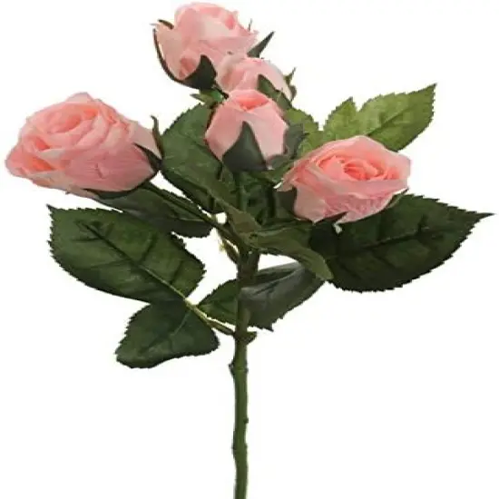 16" Pink Rose Spray Set of 6 Faux Silk Flowers for Weddings, Events, Home & Office Decor {3}