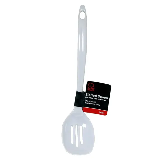 Chef Craft 11" Long Melamine Slotted Serving Spoon {5}