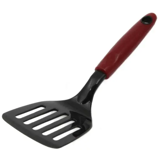Chef Craft 11" Select Nylon Short Slotted Turner Spatula {6}