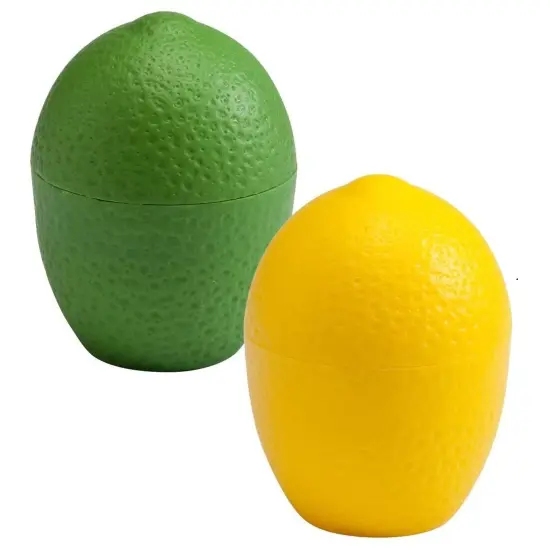 Hutzler Lemon and Lime Saver Keeper Storage Container Set - Keeps Fresh Longer Default Title {1}