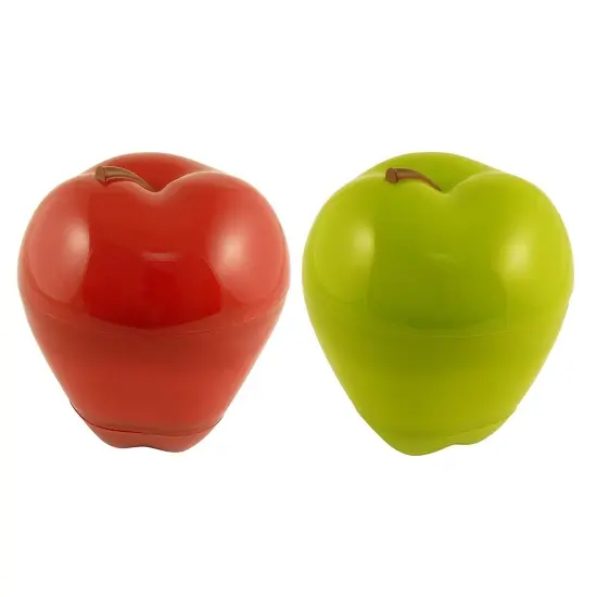 Hutzler Apple & Dip To-Go Lunch Snack Storage Container Red {2}