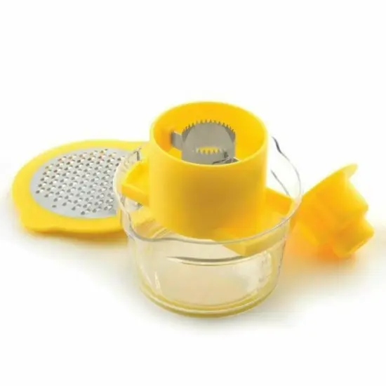 Norpro Corn Cob Stripper / Cheese Grater with Non-Slip Measuring Cup Catch Base {1}