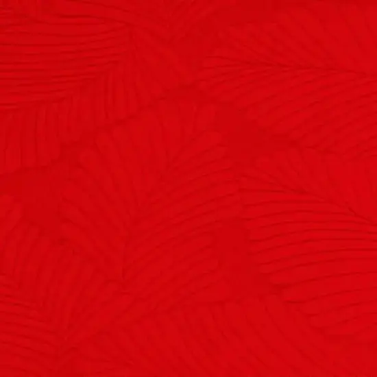 Red Scarlet Cuddle 3 Extra Wide Tropic Burnout Fabric per yard {1}