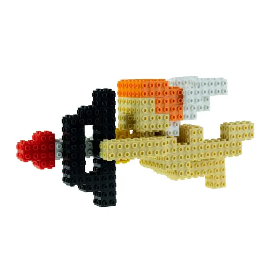 Strictly Briks 3D Building Bricks & Block Set, Valentine's Day Bow and Arrow, 96 Pieces, 100% Compatible with All Major Brands {1}