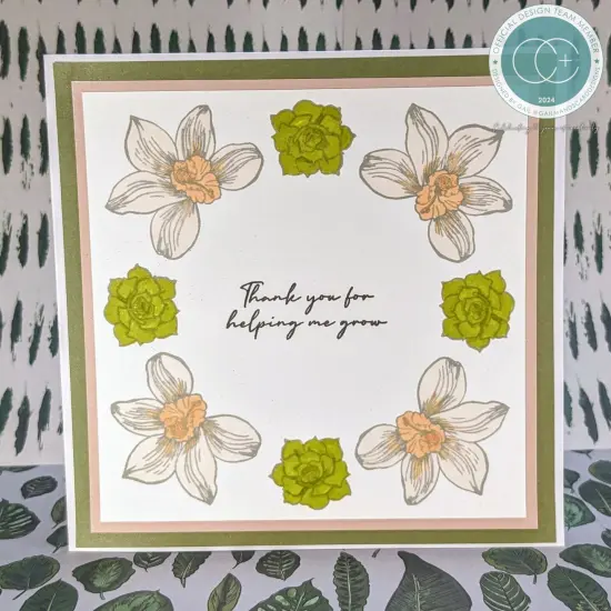 Craft Consortium Clear Stamps-Orchid, Botany Boutique {3}