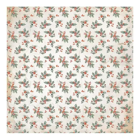 Stamperia Polyester Fabric 12"X12" 4/Pkg-Gear Up For Christmas {6}