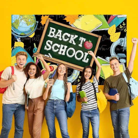 Welcome Back to School Photo Backdrop Back to School Banner {2}
