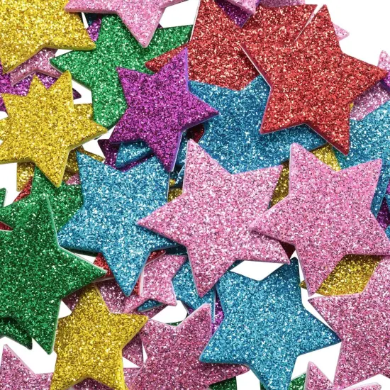 270PCS Self Adhesive Star Shaped Wall Stickers for Kid's Arts Craft Supplies {5}