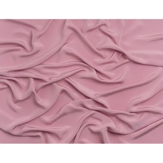 1 Yard Regal Orchid Silk 4 Ply Crepe 44" Wide Luxurious Fabric for Elegant Apparel {3}