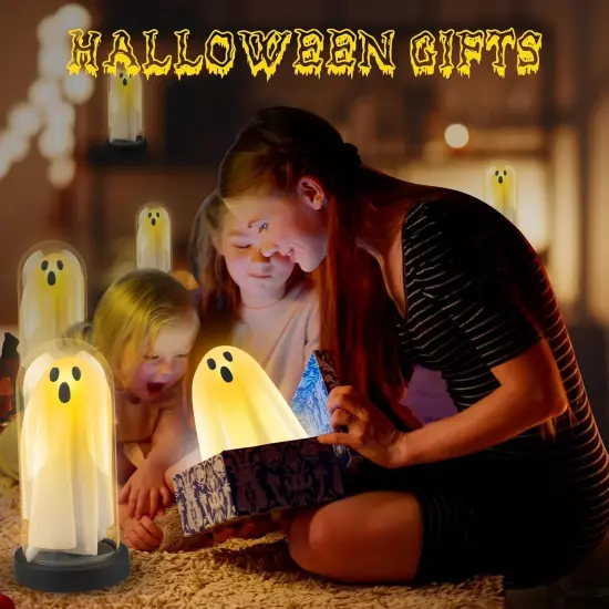 Halloween Decorations Indoor Light Up Cute Ghosts Decor {3}