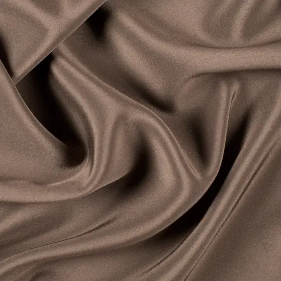 1 Yard Dark Olive Silk Crepe Fabric, 44" Wide 4 Ply Silk for Sewing & Fashion {1}
