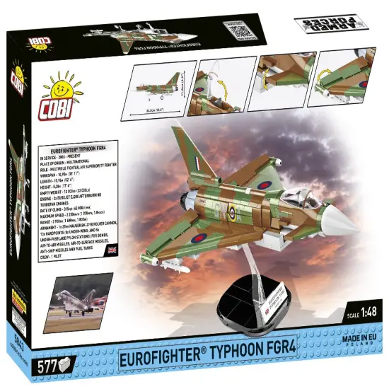 COBI Armed Forces Eurofighter Typhoon FGR4 Aircraft {4}