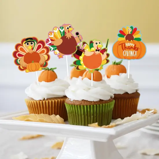 Thanksgiving Cupcake Topper {3}