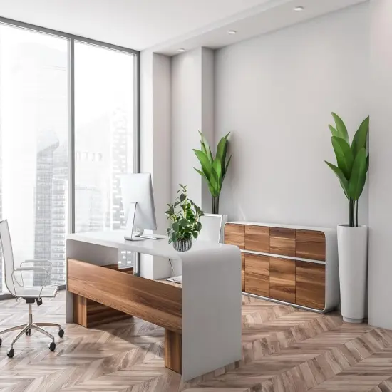 Artificial Plants Decor Greenery Fake Succulents Indoor Potted Fake Plant with Rustic Black Clay Planter for Farmhouse Room Bathroom Bedroom Kitchen Office Table Desk Decor {2}