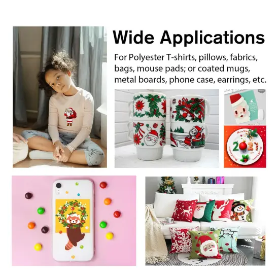 Sublimation Paper 8.5"x11" 100 Sheets Inkjet Heat Transfer for Epson, Sawgrass, Ricoh, Brother {4}