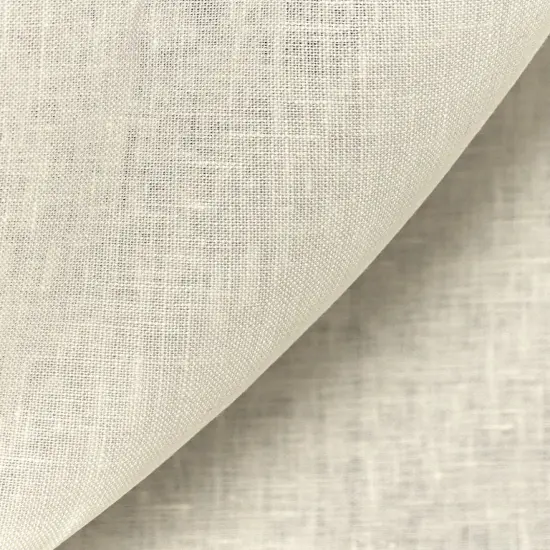 1 Yard Off White Pure Linen Fabric 7 Oz Flat Weave 58 Inches Wide Midweight PFD Ivory (PFD) {3}