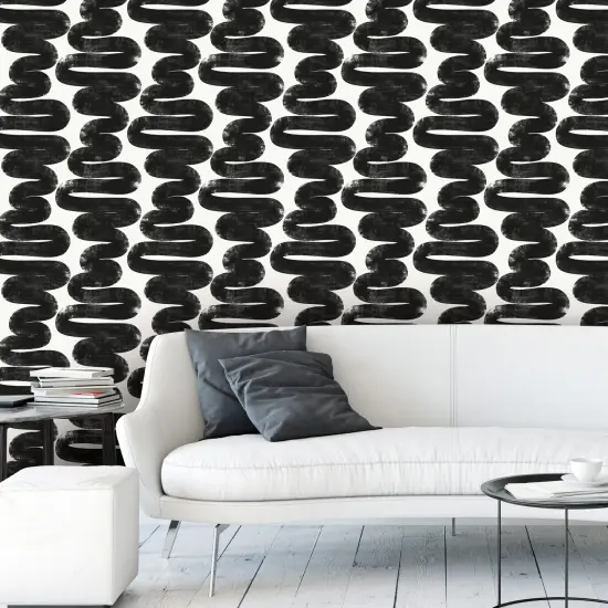 Tempaper Wiggle Room Peel and Stick Wallpaper By Bobby Berk, 15 sq. ft. {3}