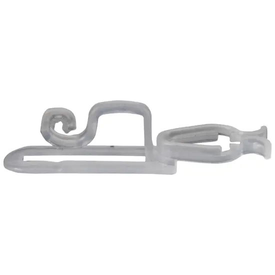 Northlight Commercial Grade Gutter and Shingle LED Christmas Light Clips - Clear - 100ct {6}