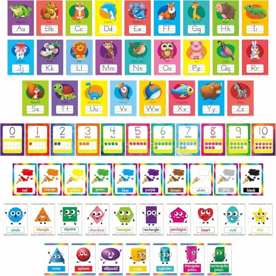 64 PCS Educational Cards {1}
