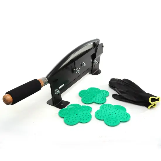 Fresh Flower Stem Cutter - 14-Inch Heavy Duty Blade w/Safety Latch, Table Mountable - Easy to Use Commercial Grade Floral Tool for Florists Gardening Flower Arrangements - Floral Stem Cutter {1}