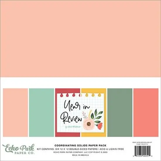 Echo Park Year in Review Solids Kit {1}
