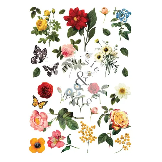 24 Maisie&WillowTransfers-MajesticGarden-3sheets-totalsheetsize17x24 rub-ons {1}