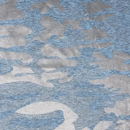 GI Jane Foil Printed EcoDelish Fabric Steel Blue/M Gunmeta {4}