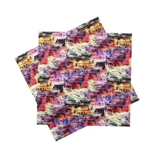 Sandstone Texture Printed Spandex {4}