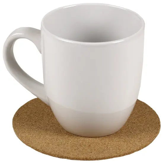 Hygloss Cork Coasters 6/Pkg-6" Round {6}