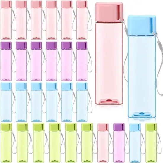 30 Pcs Plastic Sports Water Bottles {1}