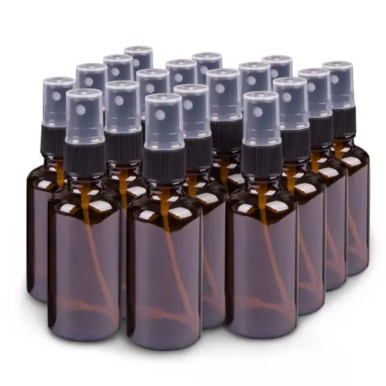 Small Amber Glass Spray Bottles - 18 {1}