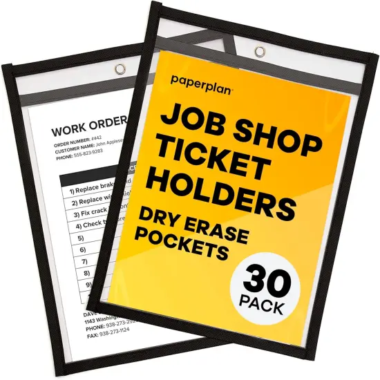 Job Ticket Holders 9x12 - (30 Pack) {1}