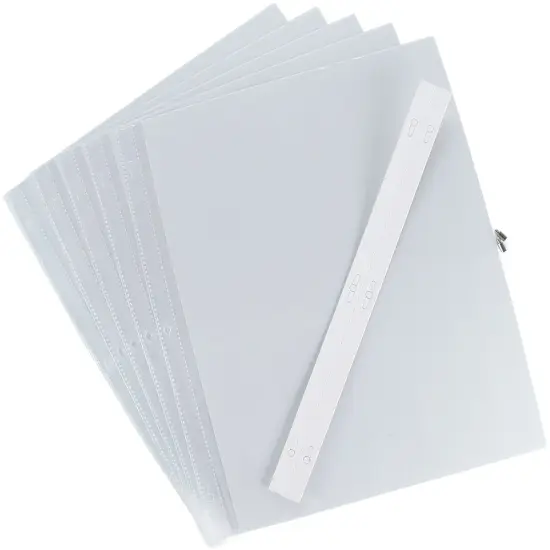 Pioneer Universal Top-Loading Page Protectors 5/Pkg-12"X15" (W/White Inserts) {3}