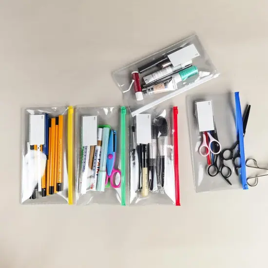 Small Zipper Plastic Envelopes {5}