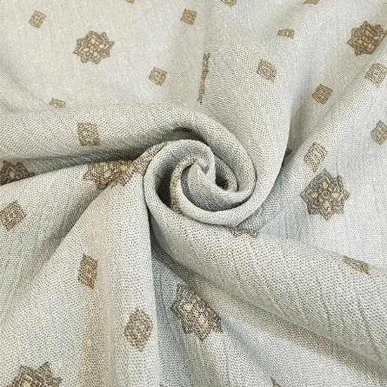 1 Yard Blue Gray Rayon Crinkle Fabric Lightweight Material for Dresses Skirts and Blouses 50/52 Inch Width {1}