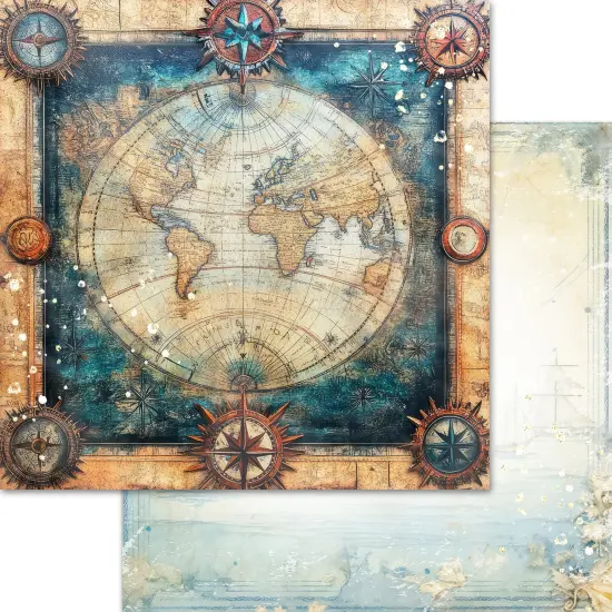 Memory Place Double-Sided Collection Pack 8"X8"-Sail Away {4}