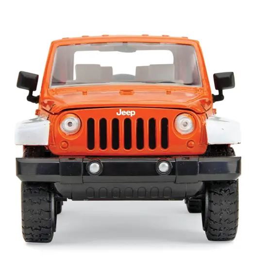 Collections Etc M&M Jeep Wrangler Die-Cast Model and Orange M&M Figurine {7}