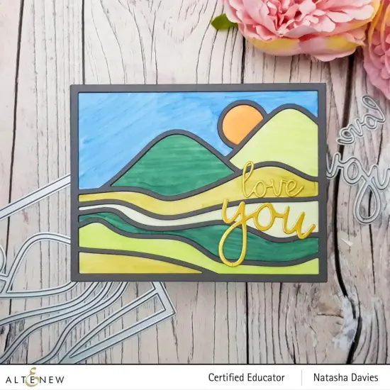 Abstract Landscape Cover Die {5}