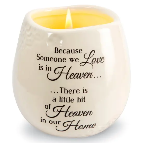 Collections Etc Heaven in our Home Ceramic Candle, 8oz. {1}