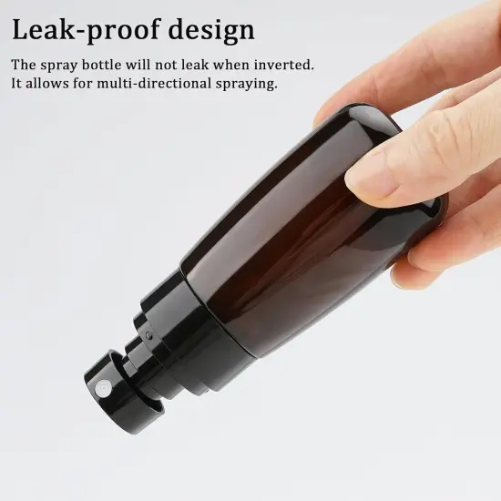 Travel Spray Bottle 2oz 60ml 3 Pack - Brown {3}