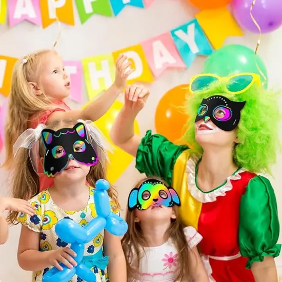 60 Pcs Themed Scratch Paper {5}