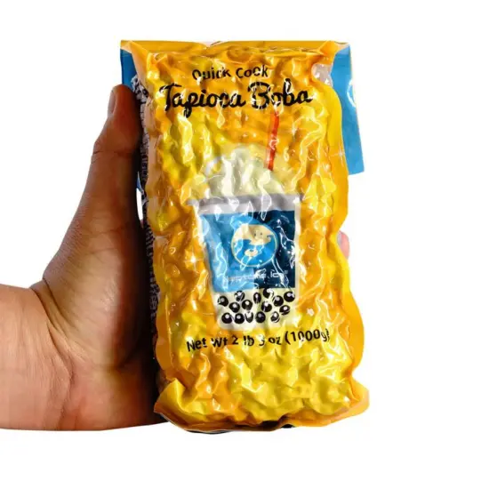 Black Tapioca Pearl 6.6 lbs, Chewy Boba Balls for Bubble Tea & Desserts {2}