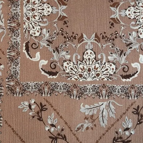 1 Yard Rose Rayon Crinkle Crepon Fabric Lightweight Apparel 50/52 Inches Wide {3}