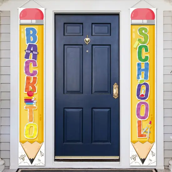 Welcome Back To School Porch Sign {1}