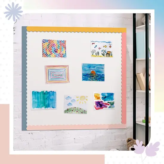 6 Rolls 196.8 ft Colorful Bulletin Board {4}