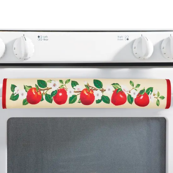 Collections Etc Apple and Floral 3-Piece Appliance Handle Cover Set {4}