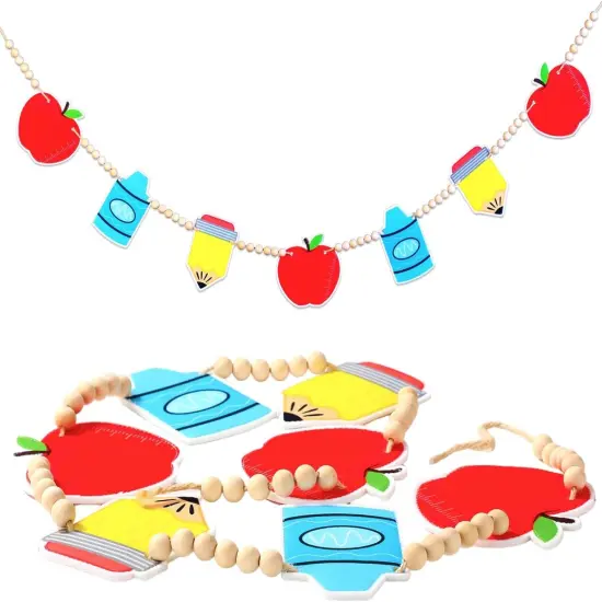 4ft Back to School Classroom Decorations 3D Felt Banner {1}